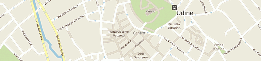 Mappa della impresa caffe' greco srl a UDINE