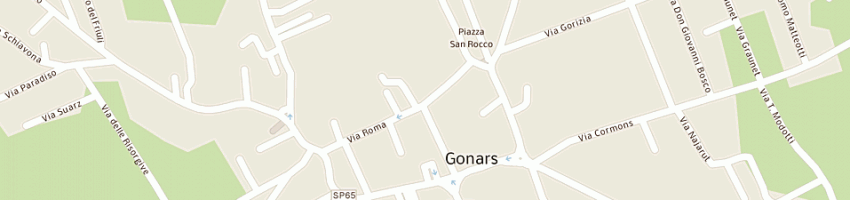 Mappa della impresa bar trattoria la da gjgjote di candotto giancarlo a GONARS