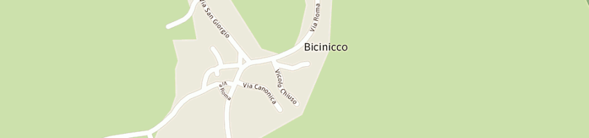 Mappa della impresa rcm snc di rovere luciano e c a BICINICCO