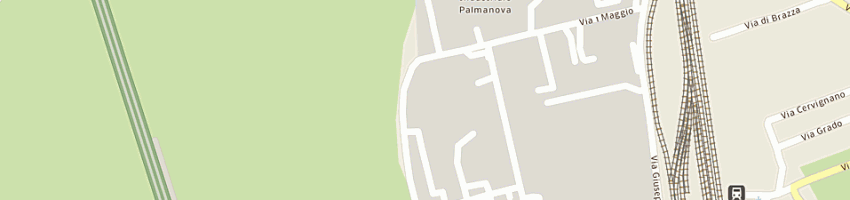 Mappa della impresa jolanda de colo' srl a PALMANOVA