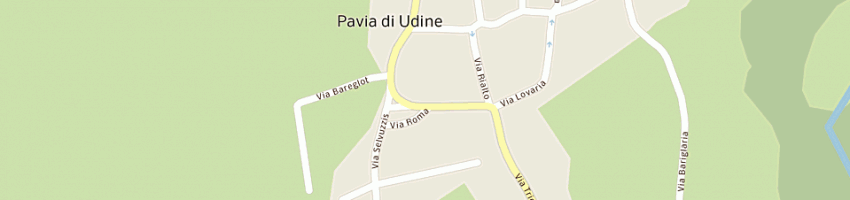 Mappa della impresa bar posta sas a PAVIA DI UDINE