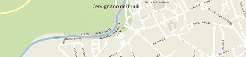 Mappa della impresa sci club cervignano a CERVIGNANO DEL FRIULI