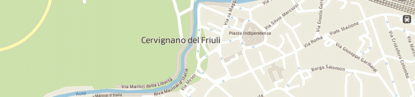 Mappa della impresa fabris rinaldo a CERVIGNANO DEL FRIULI