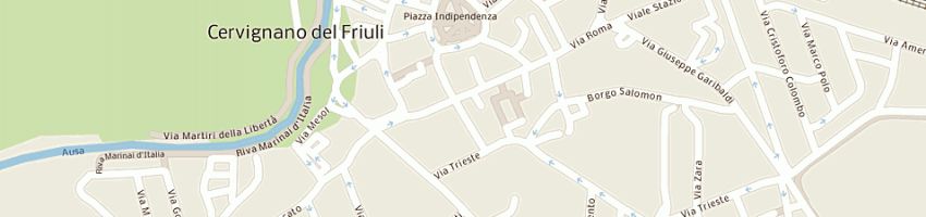 Mappa della impresa ennelle srl a CERVIGNANO DEL FRIULI