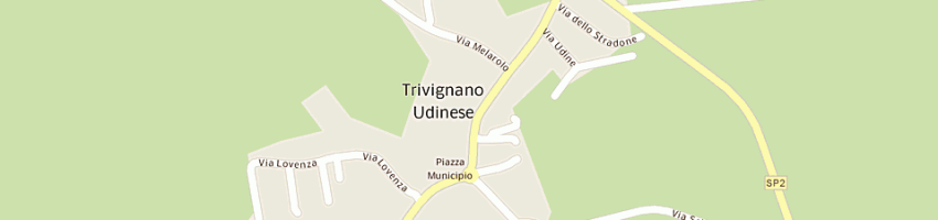 Mappa della impresa banca antonveneta spa a TRIVIGNANO UDINESE