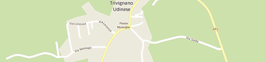 Mappa della impresa municipio a TRIVIGNANO UDINESE