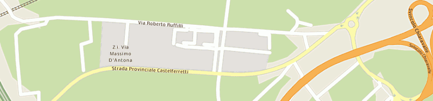 Mappa della impresa rofi 2000 srl a CHIARAVALLE