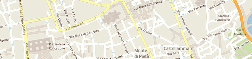 Mappa della impresa xseria srl a PALERMO