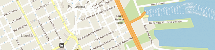 Mappa della impresa velarredo srl a PALERMO