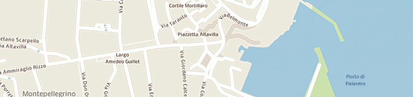 Mappa della impresa sten sas di granato p e c a PALERMO