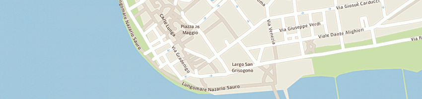 Mappa della impresa ristorante da ovidio a GRADO