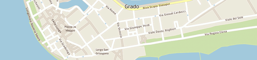 Mappa della impresa ristorante al doge a GRADO