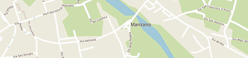 Mappa della impresa cantarutti giordano a MANZANO