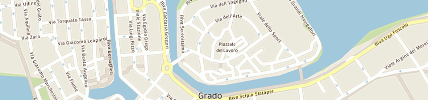 Mappa della impresa casambiente servizi srl a GRADO