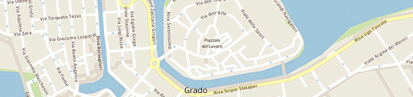 Mappa della impresa effeci sas di camuffo fabio e c trattoria a GRADO