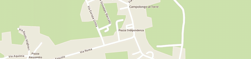 Mappa della impresa comune di campolongo al torre a CAMPOLONGO AL TORRE