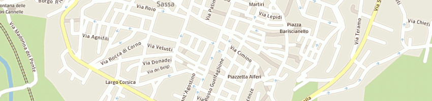 Mappa della impresa pizzeria gran sasso a L AQUILA