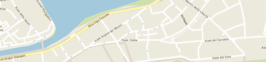 Mappa della impresa hotel helvetia srl a GRADO