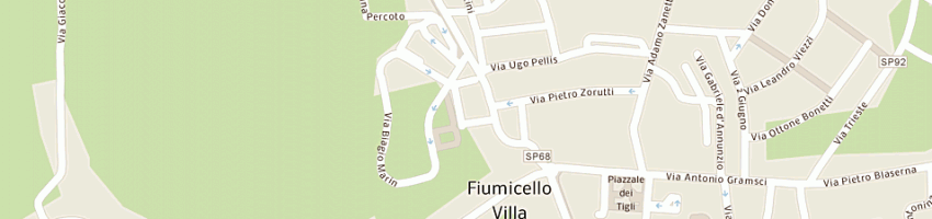 Mappa della impresa rosmanit drmauro studio dentistico a FIUMICELLO