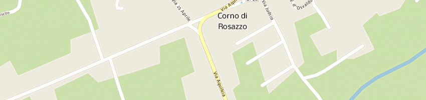 Mappa della impresa pagano fernando (snc) a CORNO DI ROSAZZO