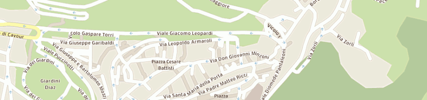 Mappa della impresa ristorante da secondo srl a MACERATA