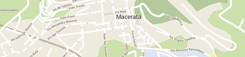 Mappa della impresa micozzi giovanni e c sas a MACERATA