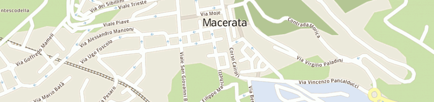 Mappa della impresa gentilucci umberto a MACERATA