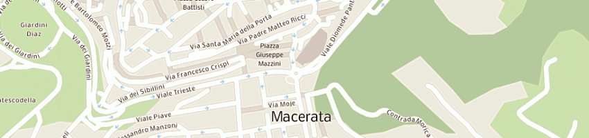 Mappa della impresa massei dr giovanni a MACERATA