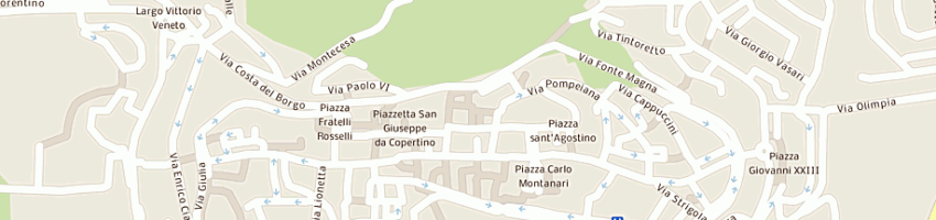 Mappa della impresa ristorante pizzeria ventidia a OSIMO