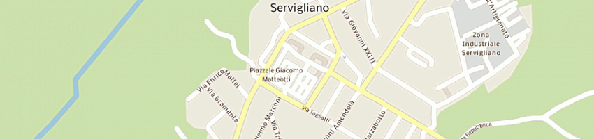 Mappa della impresa municipio a SERVIGLIANO