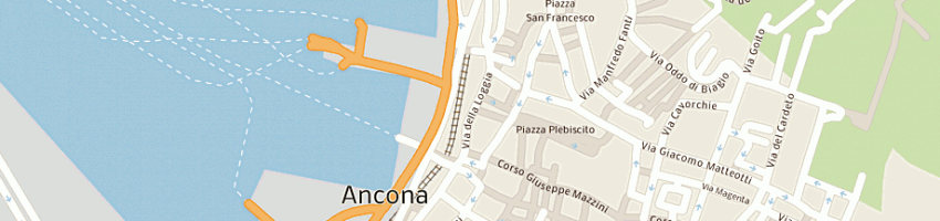 Mappa della impresa ognibeni mara a ANCONA