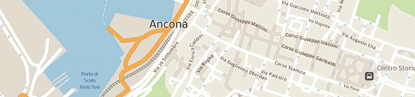 Mappa della impresa adiconsum associazione dei consumatori a ANCONA