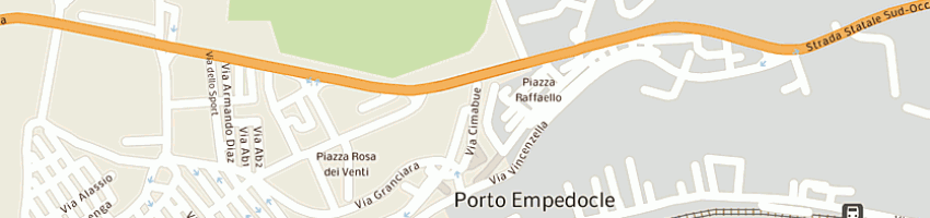 Mappa della impresa autotrasporti flli la porta di la porta salvatore e luigi snc a PORTO EMPEDOCLE