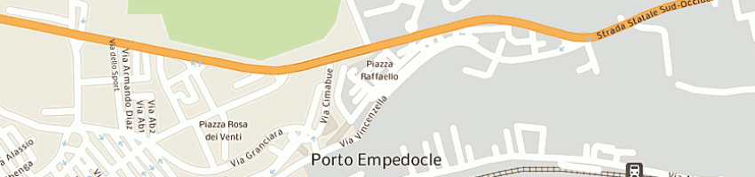 Mappa della impresa guarragi salvatore di carmelo e guarragi salvatore di giuseppe snc a PORTO EMPEDOCLE