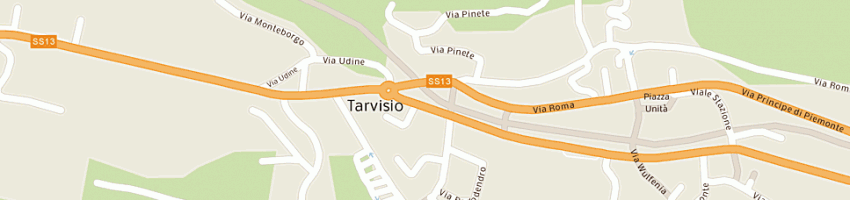 Mappa della impresa rossi piergiorgio a TARVISIO