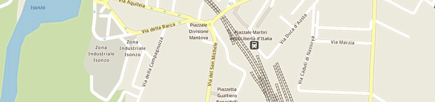 Mappa della impresa galati silvio a GORIZIA