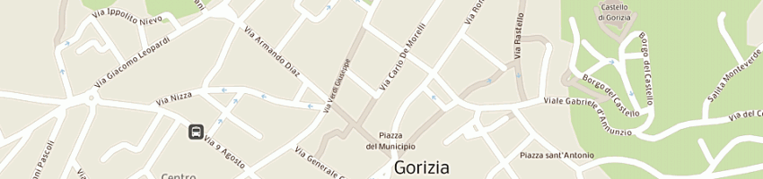 Mappa della impresa consorzio garanzia fidi artigiani della provincia di gorizia a GORIZIA