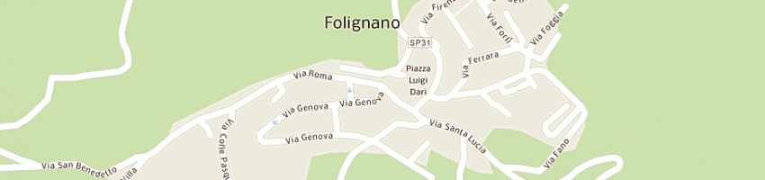 Mappa della impresa rosati annarita a FOLIGNANO