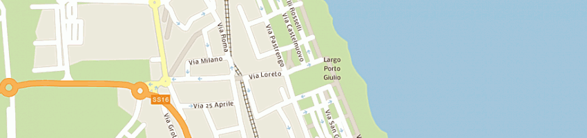 Mappa della impresa municipio a PORTO RECANATI