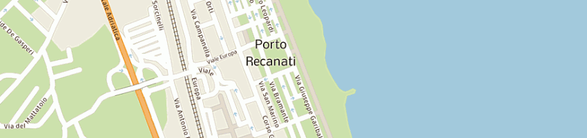 Mappa della impresa caporaletti silvano a PORTO RECANATI