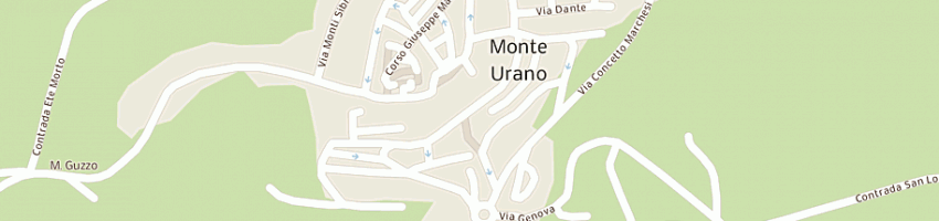 Mappa della impresa teseo spa a MONTE URANO