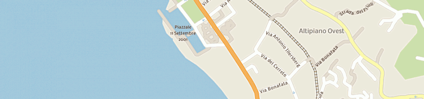 Mappa della impresa canottieri nettuno a TRIESTE