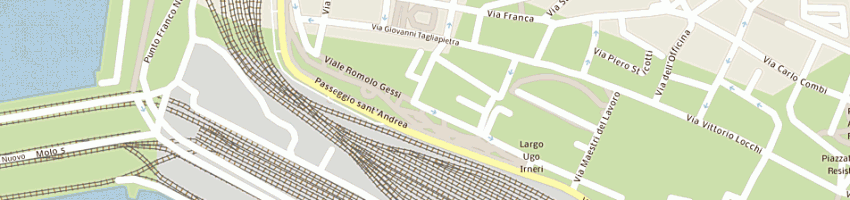 Mappa della impresa gelateria viti a TRIESTE