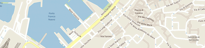 Mappa della impresa link design a TRIESTE