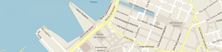 Mappa della impresa gamap srl a TRIESTE