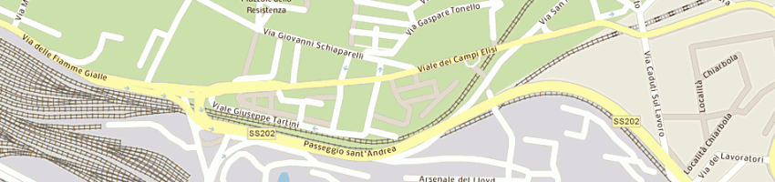 Mappa della impresa lampi fabio a TRIESTE