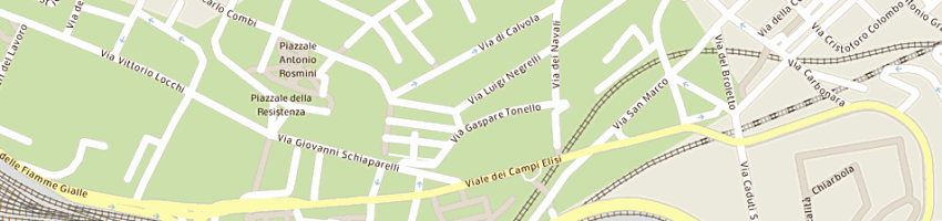 Mappa della impresa osteria da baffo a TRIESTE