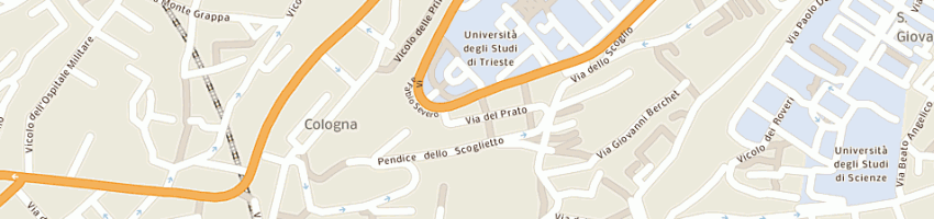 Mappa della impresa conca pasquale a TRIESTE