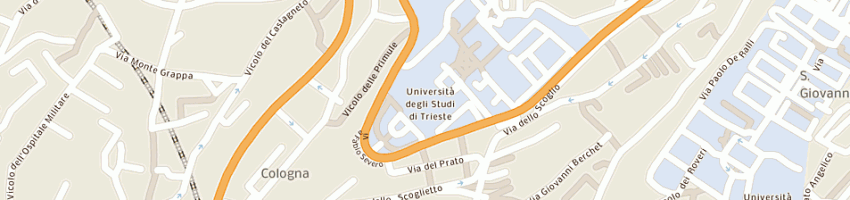 Mappa della impresa pellaschiar nadia e bossi bruno a TRIESTE