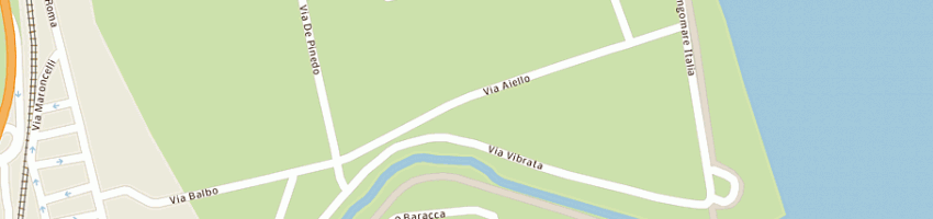 Mappa della impresa ristorante al messicano a ALBA ADRIATICA